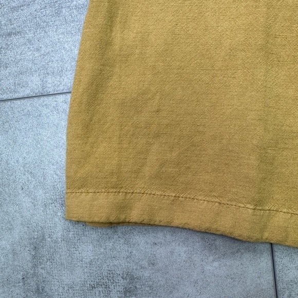 🔆 RIP CURL🔆 WOMEN'S PREMIUM LINEN SLIP DRESS GOLD COVER UP SUMMER - Picture 7 of 10